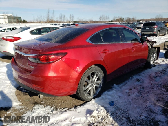 2015 Mazda 6 i Grand Touring with VIN JM1GJ1W50F1185626, listed as a Copart auction lot 87596025 with 147,630 mi miles and Clean Title. Bid and sale history available at carsss.com. Image 3.