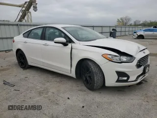 2020 Ford Fusion SE with VIN 3FA6P0HD1LR249902, listed as a Copart auction lot 53847995 with 43,140 mi miles and Salvage title. Bid and sale history available at DreamBid. Image 4.