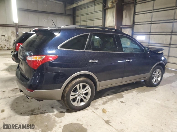 2012 Hyundai Veracruz Limited with VIN KM8NUDCCXCU203977, listed as a Copart auction lot 87242004 with 0 mi miles and Salvage Title. Bid and sale history available at carsss.com. Image 3.
