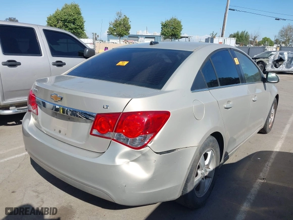 2012 Chevrolet Cruze LT w/1LT with VIN 1G1PF5SC7C7298231, listed as a IAAI auction lot 42090163 with 219,119 mi miles. Bid and sale history available at carsss.com. Image 4.