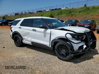 2023 Ford Explorer with VIN 1FM5K8AC8PGB98623, listed as a Copart auction lot 62146885 with 3,128 mi miles and Salvage title. Bid and sale history available at DreamBid. Image 4.