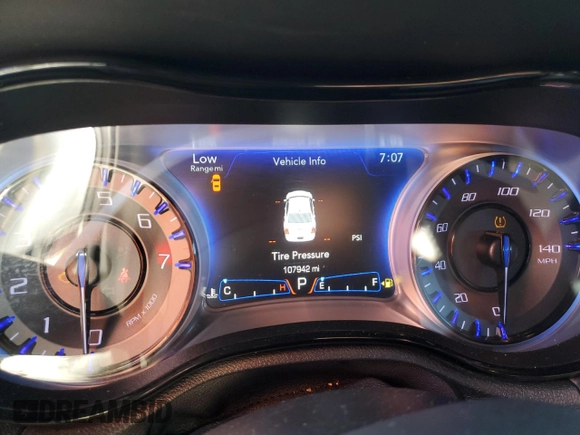 2017 Chrysler 300 S Alloy Edition with VIN 2C3CCABG2HH668821, listed as a Copart auction lot 72711584 with 107,942 mi miles and Salvage Title. Bid and sale history available at DreamBid. Image 9.