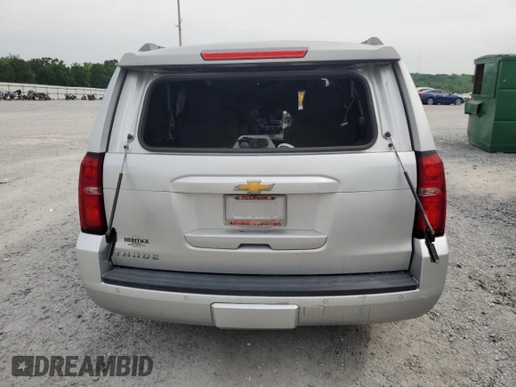 2017 Chevrolet Tahoe LT with VIN 1GNSCBKC6HR206618, listed as a Copart auction lot 57327085 with Not provided miles and Salvage title. Bid and sale history available at DreamBid. Image 6.