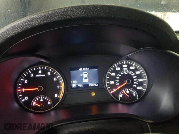 2019 Kia Optima LX with VIN 5XXGT4L30KG351365, listed as a Copart auction lot 58257735 with 29,874 mi miles and Salvage title. Bid and sale history available at DreamBid. Image 9.