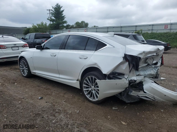 2021 Cadillac CT5 Premium Luxury with VIN 1G6DT5RWXM0133449, listed as a Copart auction lot 68726534 with 36,355 mi miles and Non Repairable. Bid and sale history available at carsss.com. Image 2.