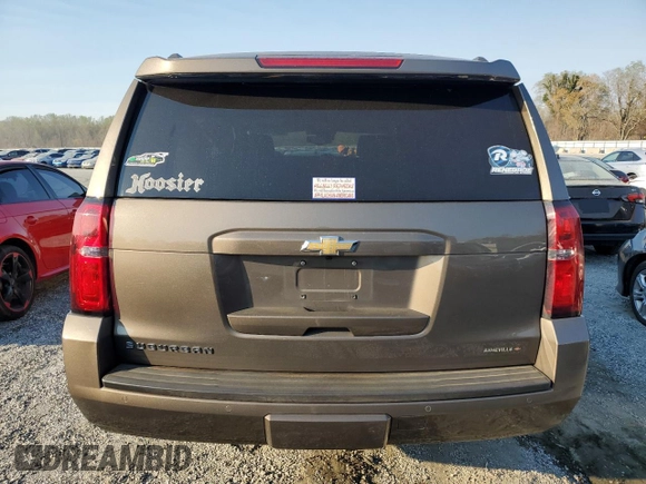 2016 Chevrolet Suburban LT with VIN 1GNSKHKC6GR464500, listed as a Copart auction lot 50807115 with 55,526 mi miles and Salvage Title. Bid and sale history available at carsss.com. Image 6.