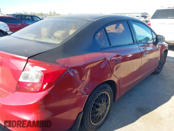 2012 Honda Civic LX z VIN 2HGFB2F59CH610547, wystawiony jako IAAI lot #41842440 z przebiegiem 125 097 mil mil oraz . Historia ofert i sprzedaży dostępna na DreamBid. Obrazek 6.