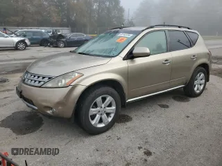 2007 Nissan Murano S with VIN JN8AZ08T57W528931, listed as a Copart auction lot 85163704 with 142,554 mi miles and Salvage Title. Bid and sale history available at carsss.com. Image 1.
