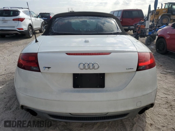2014 Audi TT Premium Plus with VIN TRUSFAFK0E1003543, listed as a Copart auction lot 44124635 with 122,270 mi miles and Salvage title. Bid and sale history available at DreamBid. Image 6.