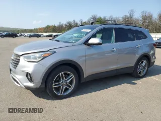 2018 Hyundai Santa Fe SE Ultimate with VIN KM8SRDHF7JU285655, listed as a Copart auction lot 63034655 with 49,129 mi miles and Salvage title. Bid and sale history available at DreamBid. Image 1.