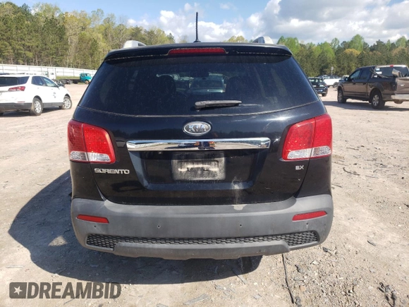 2011 Kia Sorento EX with VIN 5XYKU3A11BG119498, listed as a Copart auction lot 53021245 with 144,844 mi miles and Salvage Title. Bid and sale history available at carsss.com. Image 6.