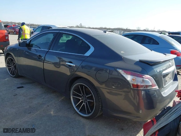 2012 Nissan Maxima 3.5 S with VIN 1N4AA5AP3CC857609, listed as a IAAI auction lot 41860181 with 158,968 mi miles. Bid and sale history available at carsss.com. Image 3.