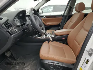 2017 BMW X3 xDrive35i with VIN 5UXWX7C59H0U40329, listed as a Copart auction lot 49296225 with 75,584 mi miles and Salvage Title. Bid and sale history available at DreamBid. Image 7.