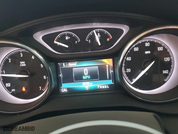 2020 Buick Envision Essence with VIN LRBFX2SA6LD033748, listed as a Copart auction lot 74820564 with 36,780 mi miles and Salvage Title. Bid and sale history available at carsss.com. Image 9.