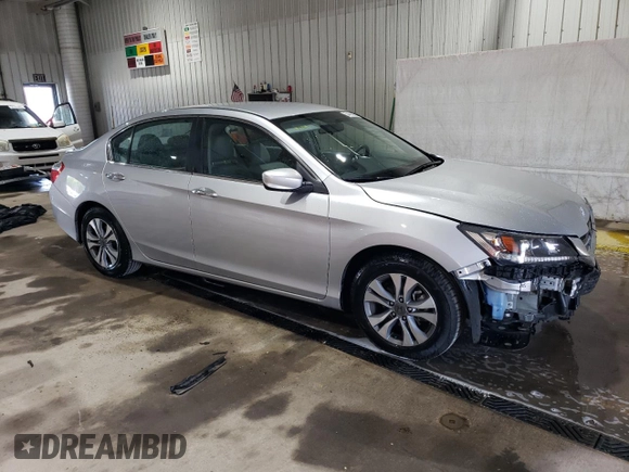 2015 Honda Accord LX with VIN 1HGCR2F37FA033193, listed as a Copart auction lot 54491845 with 95,281 mi miles and Salvage Title. Bid and sale history available at carsss.com. Image 4.