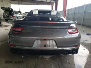 2017 Porsche 911 Turbo with VIN WP0CD2A99HS178807, listed as a Copart auction lot 56427314 with 33,214 mi miles and Salvage Title. Bid and sale history available at carsss.com. Image 6.