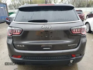 2020 Jeep Compass Sport with VIN 3C4NJDAB8LT210072, listed as a Copart auction lot 54908305 with 104,662 mi miles and Salvage title. Bid and sale history available at DreamBid. Image 6.