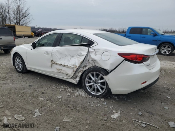 2014 Mazda Mazda6 i Sport with VIN JM1GJ1U54E1100076, listed as a Copart auction lot 47665615 with 96,515 mi miles and Salvage Title. Bid and sale history available at carsss.com. Image 2.