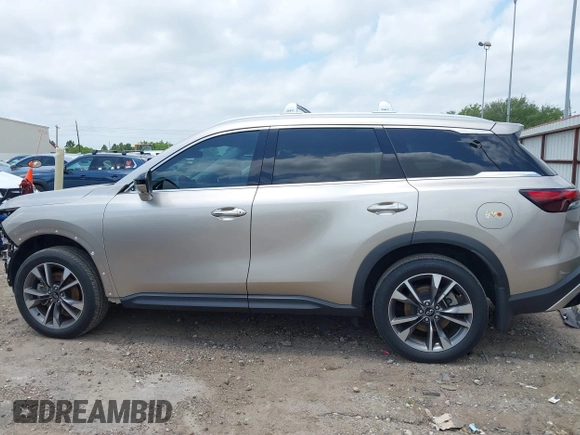 2023 Infiniti QX60 Luxe with VIN 5N1DL1FR8PC354793, listed as a IAAI auction lot 42272819 with 24,569 mi miles and . Bid and sale history available at DreamBid. Image 15.