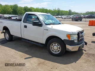 2013 Ford F-150 XL with VIN 1FTMF1EM3DKF21399, listed as a IAAI auction lot 42223896 with 82,043 mi miles and . Bid and sale history available at DreamBid. Image 1.