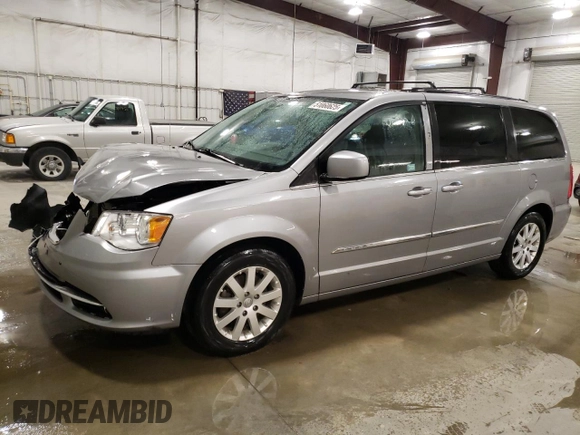 2016 Chrysler Town & Country Touring with VIN 2C4RC1BG9GR172834, listed as a Copart auction lot 51060625 with 153,173 mi miles and Salvage Title. Bid and sale history available at carsss.com. Image 1.