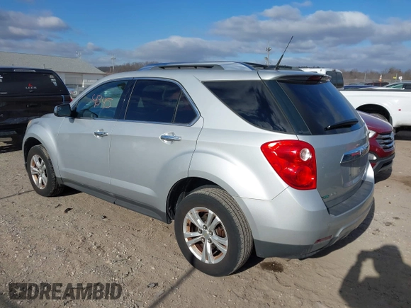 2012 Chevrolet Equinox LTZ with VIN 2GNFLGEK7C6121552, listed as a IAAI auction lot 41644345 with 203,702 mi miles. Bid and sale history available at carsss.com. Image 3.