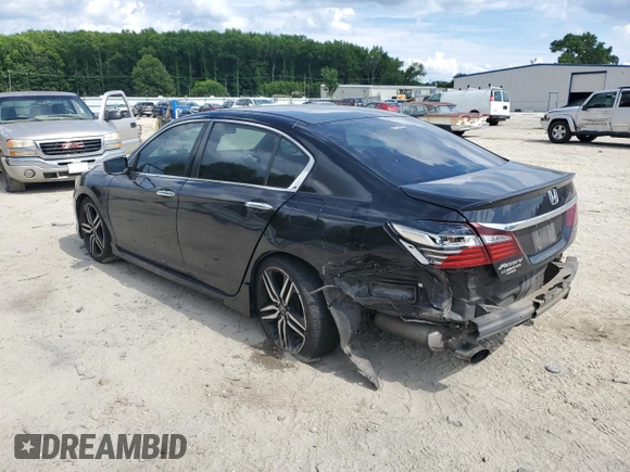 2016 Honda Accord Sport with VIN 1HGCR2F59GA077697, listed as a Copart auction lot 61050615 with 148,033 mi miles and Salvage title. Bid and sale history available at DreamBid. Image 2.