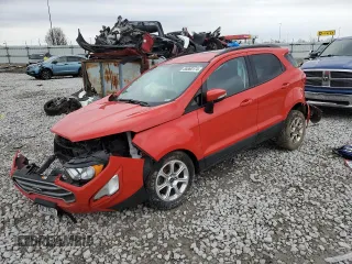 2021 Ford EcoSport SE z VIN MAJ3S2GE5MC408847, wystawiony jako Copart lot #85860174 z przebiegiem Nie podano mil oraz Szkoda całkowita • Salvage title. Historia ofert i sprzedaży dostępna na DreamBid. Obrazek 1.