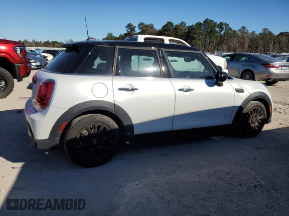 2024 MINI Hardtop 4 Door Cooper Classic with VIN WMW33DK00R2U88843, listed as a Copart auction lot 82409674 with 6,701 mi miles and Salvage Title. Bid and sale history available at DreamBid. Image 3.