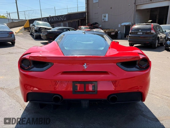 2017 Ferrari 488 z VIN ZFF79ALAXH0222413, wystawiony jako IAAI lot #42118566 z przebiegiem 35 175 mil mil oraz . Historia ofert i sprzedaży dostępna na DreamBid. Obrazek 12.