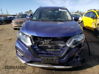 2018 Nissan Rogue SV with VIN KNMAT2MVXJP615158, listed as a Copart auction lot 45275725 with 66,662 mi miles and Salvage Title. Bid and sale history available at carsss.com. Image 5.