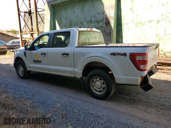 2023 Ford F-150 XL with VIN 1FTEW1EBXPKE80986, listed as a Copart auction lot 60357284 with 10,525 mi miles and Salvage Title. Bid and sale history available at carsss.com. Image 2.