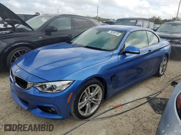 2014 BMW 4 Series 435i с VIN WBA3T3C5XEJ876876, выставлен на аукционе Copart как лот 79290134 с пробегом 70 228 миль миль и Списание • Salvage title. История ставок и продаж доступна на DreamBid. Изображение 1.