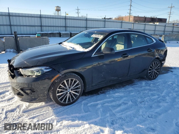 2022 BMW 2 Series 228i xDrive with VIN WBA73AK09N7K50793, listed as a Copart auction lot 87952625 with 21,435 mi miles and Salvage Title. Bid and sale history available at carsss.com. Image 1.