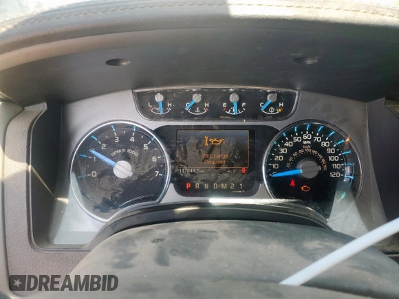 2013 Ford F-150 XL with VIN 1FTFW1ET1DFD25776, listed as a Copart auction lot 61003205 with 117,241 mi miles and Clean title. Bid and sale history available at DreamBid. Image 9.