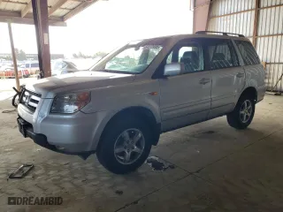 2007 Honda Pilot EX-L with VIN 5FNYF28747B045341, listed as a Copart auction lot 54277495 with 312,385 mi miles and Clean Title. Bid and sale history available at carsss.com. Image 1.