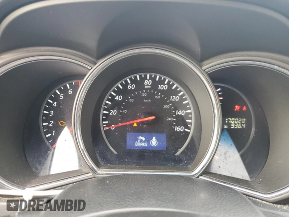 2013 Nissan Murano SV with VIN JN8AZ1MU2DW212435, listed as a Copart auction lot 85273084 with 170,020 mi miles and Salvage title. Bid and sale history available at DreamBid. Image 9.