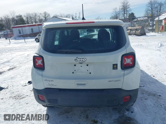 2021 Jeep Renegade Jeepster with VIN ZACNJDABXMPN11013, listed as a IAAI auction lot 41394498 with 56,035 mi miles and . Bid and sale history available at DreamBid. Image 17.