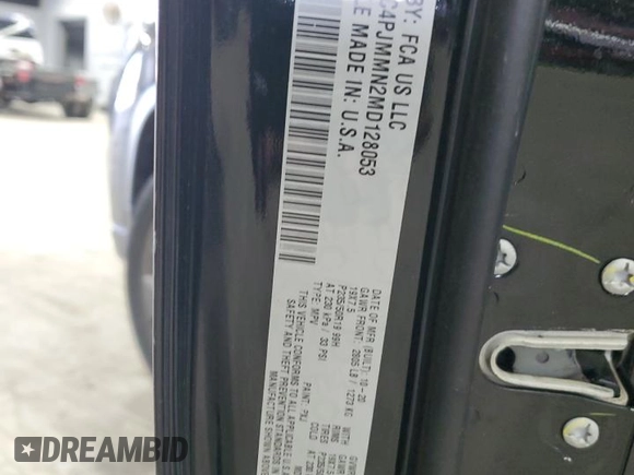 2021 Jeep Cherokee 80th Anniversary with VIN 1C4PJMMN2MD128053, listed as a Copart auction lot 54262175 with 47,454 mi miles and Salvage title. Bid and sale history available at DreamBid. Image 13.