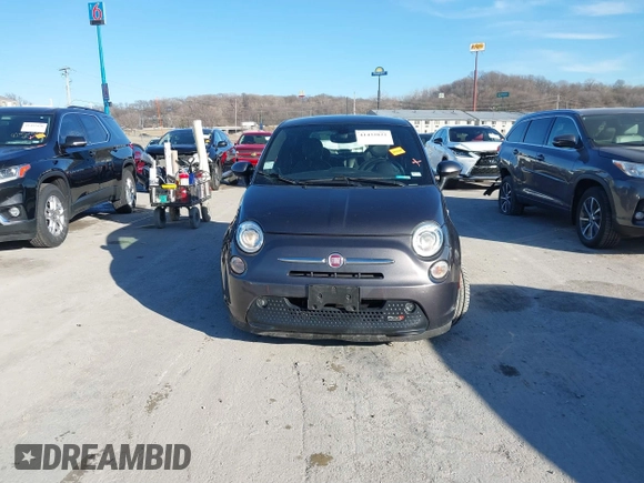 2017 FIAT 500e with VIN 3C3CFFGE6HT682417, listed as a IAAI auction lot 41432822 with 73,447 mi miles. Bid and sale history available at carsss.com. Image 12.