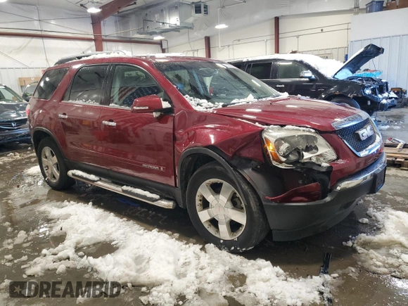 2007 GMC Acadia SLT with VIN 1GKER33727J172996, listed as a Copart auction lot 83800054 with 206,161 mi miles and Non Repairable. Bid and sale history available at DreamBid. Image 4.