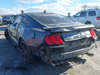 2021 Ford Mustang GT with VIN 1FA6P8CF9M5102707, listed as a IAAI auction lot 41428808 with 46,292 mi miles. Bid and sale history available at carsss.com. Image 3.