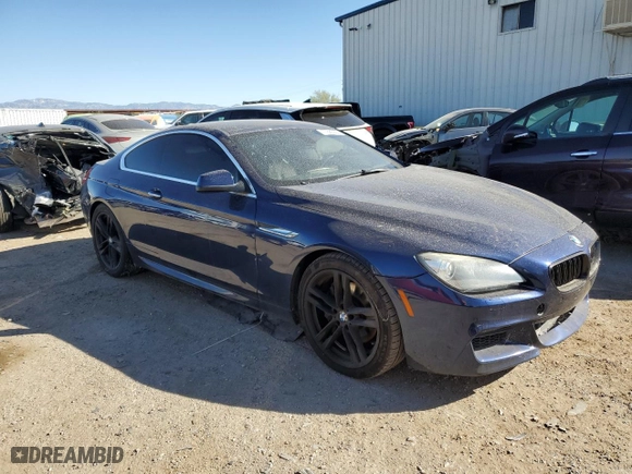 2012 BMW 6 Series 650i with VIN WBALX3C52CDV77706, listed as a Copart auction lot 77685994 with 81,514 mi miles and Salvage Title. Bid and sale history available at carsss.com. Image 4.