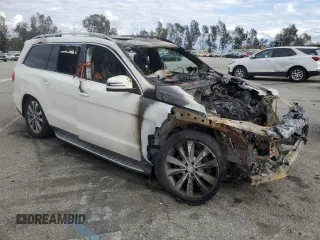 2015 Mercedes-Benz GL-Class GL 450 with VIN 4JGDF6EE9FA571461, listed as a Copart auction lot 44269165 with 0 mi miles and Non Repairable. Bid and sale history available at carsss.com. Image 4.