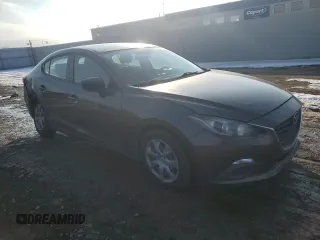 2015 Mazda 3 i SV with VIN JM1BM1T74F1231241, listed as a Copart auction lot 45702375 with 216,817 mi miles and Salvage Title. Bid and sale history available at DreamBid. Image 4.