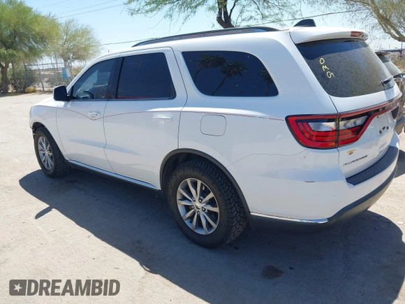 2016 Dodge Durango SXT with VIN 1C4RDHAG3GC361849, listed as a IAAI auction lot 42228712 with 128,084 mi miles and . Bid and sale history available at DreamBid. Image 3.