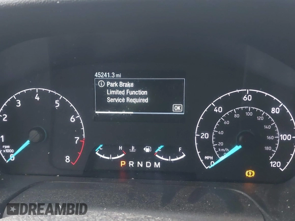 2022 Ford Transit Cargo with VIN 1FTBR2X83NKA80895, listed as a IAAI auction lot 41905179 with 45,241 mi miles and . Bid and sale history available at DreamBid. Image 7.