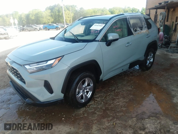 2023 Toyota RAV4 XLE with VIN 2T3P1RFV0PW386847, listed as a IAAI auction lot 40569589 with 1 mi miles. Bid and sale history available at carsss.com. Image 2.