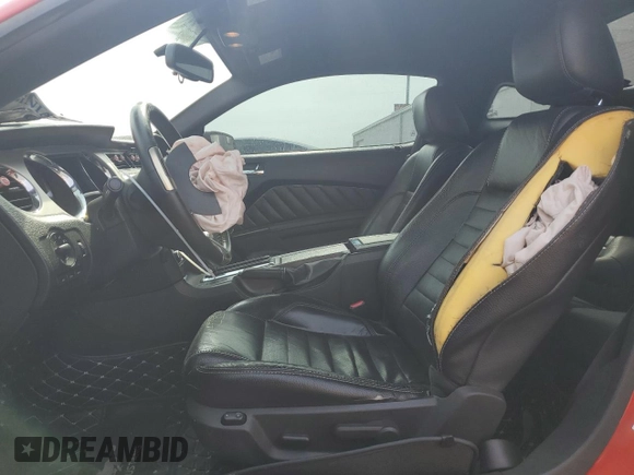 2011 Ford Mustang V6 with VIN 1ZVBP8AM4B5130810, listed as a Copart auction lot 54704645 with 186,024 mi miles and Salvage title. Bid and sale history available at DreamBid. Image 7.