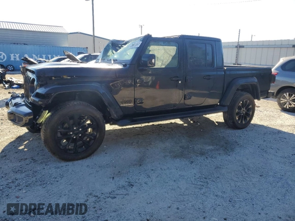 2023 Jeep Gladiator High Altitude with VIN 1C6HJTFG8PL528455, listed as a Copart auction lot 47110935 with 22,568 mi miles and Non repairable. Bid and sale history available at DreamBid. Image 1.